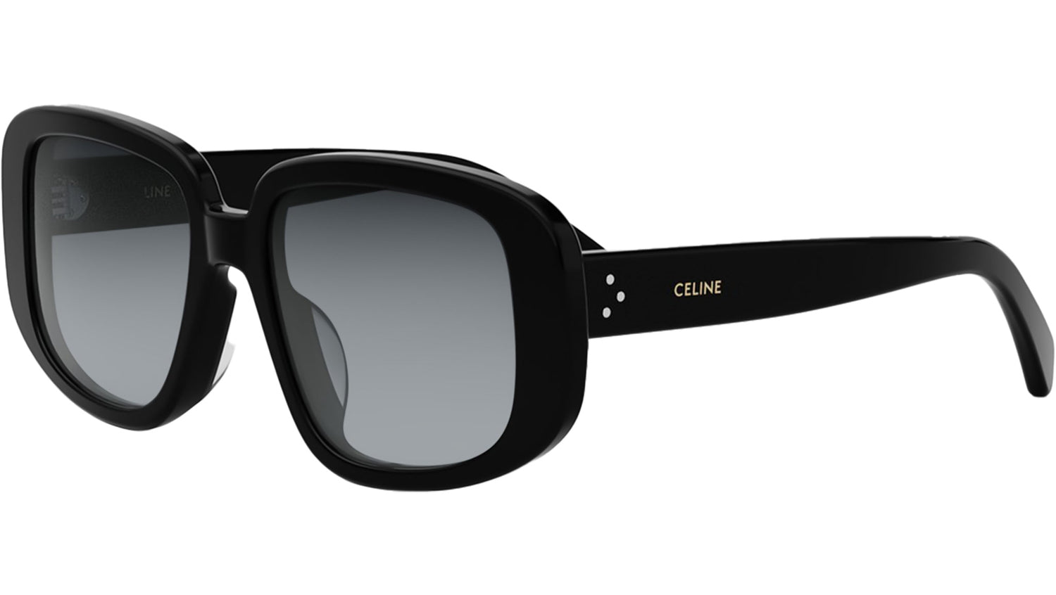 CELINE 3 Dots Black Geometric Sunglasses