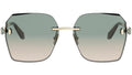 Serpenti Forever Gold Square Sunglasses