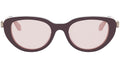 Serpenti Forever Purple Oval Sunglasses