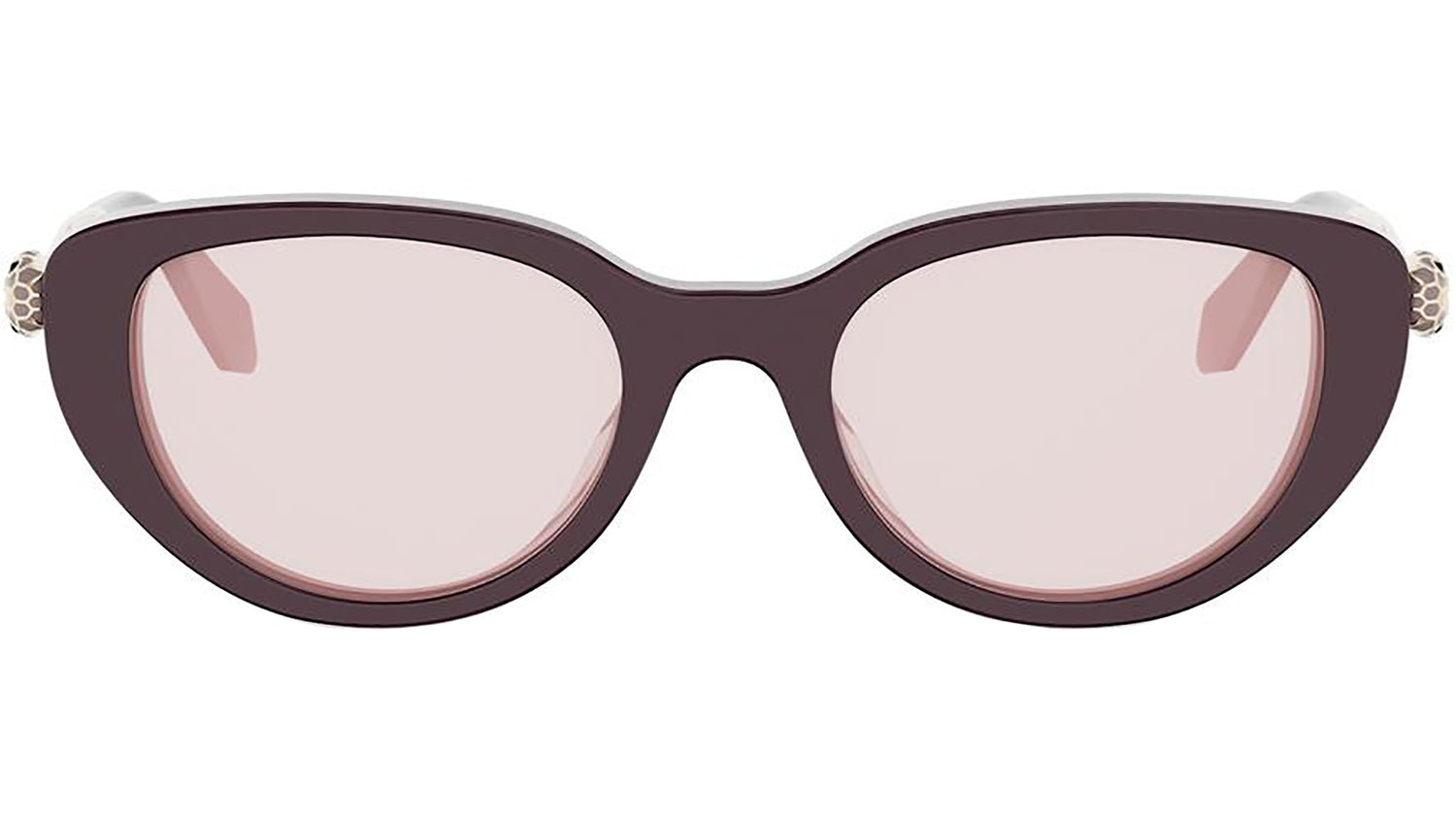 Serpenti Forever Purple Oval Sunglasses