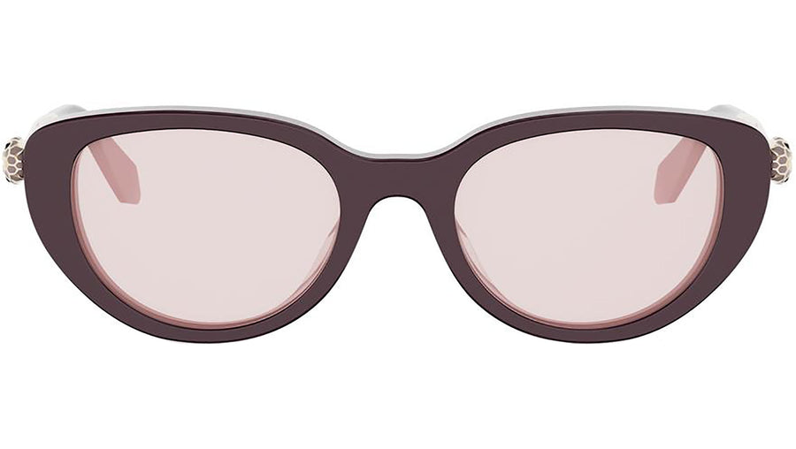 Serpenti Forever Purple Oval Sunglasses