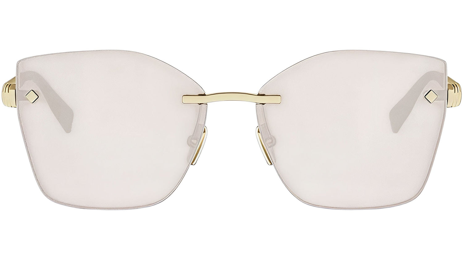 Tubogas Gold Geometric Sunglasses