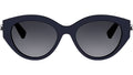 B.zero1 Shiny Blue Oval Sunglasses