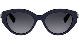 B.zero1 Shiny Blue Oval Sunglasses