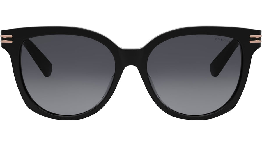 B.zero1 Shiny Black Butterfly Sunglasses