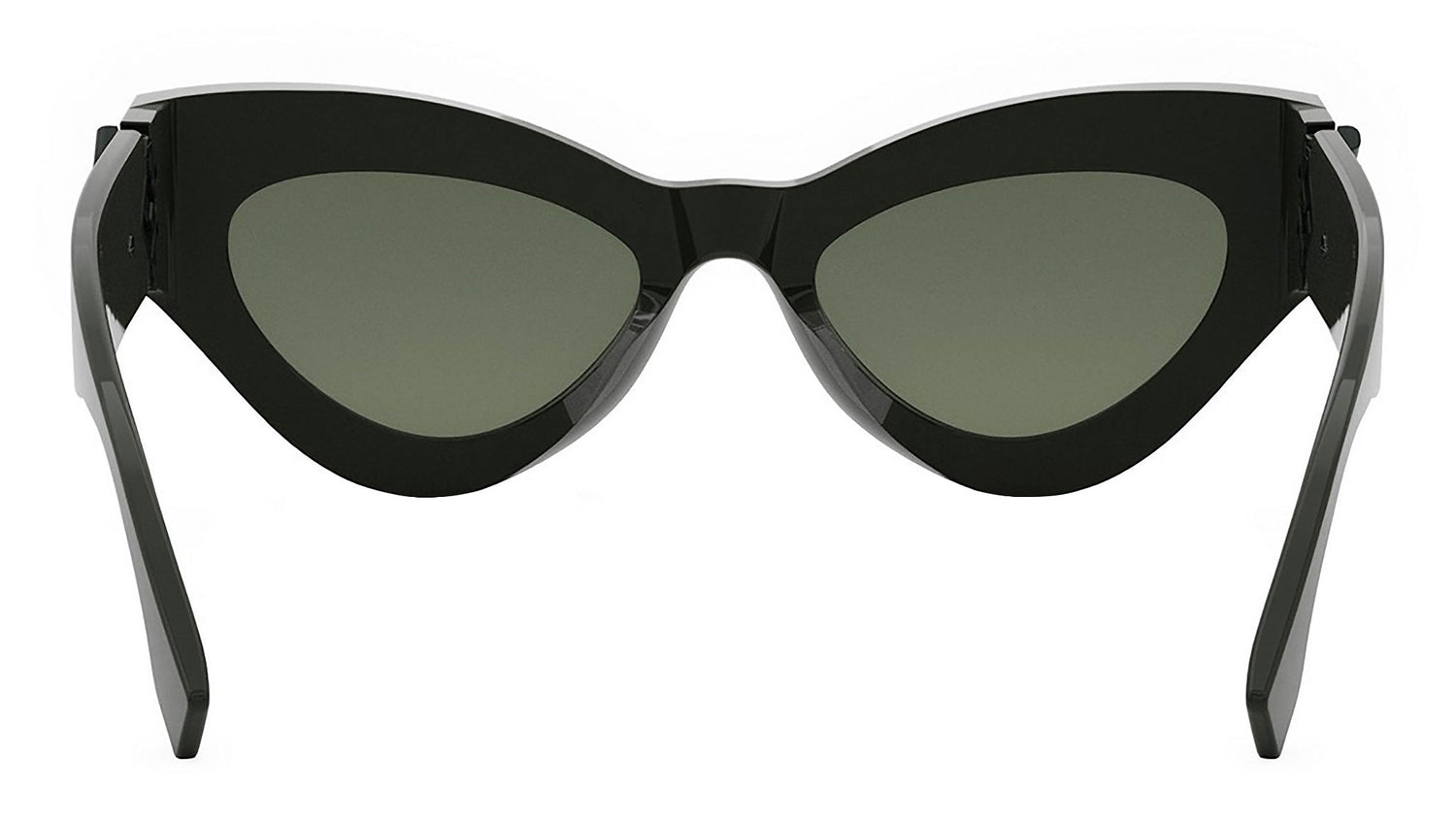 FF Diamonds Green Cat Eye Sunglasses
