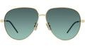 GV Speed Gold Pilot Sunglasses