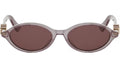 DiorTreasure R1I Shiny Black Oval Sunglasses