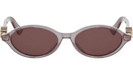 DiorTreasure R1I Shiny Black Oval Sunglasses