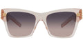 Plumetis Pink Geometric Sunglasses