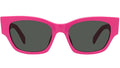 Monochroms Pink Rectangular Sunglasses