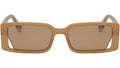 Fendi Way Orange Rectangular Sunglasses