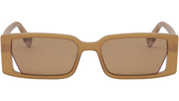 Fendi Way Orange Rectangular Sunglasses