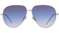 GV Speed Light Gold Pilot Sunglasses
