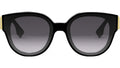 Fendi First Black Round Sunglasses