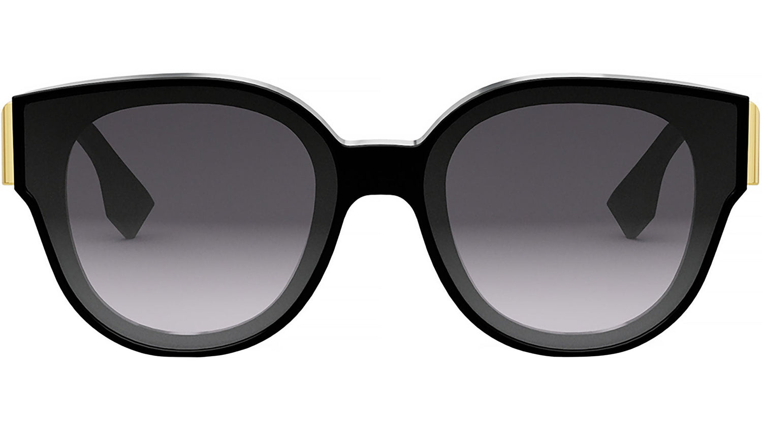 Fendi First Black Round Sunglasses
