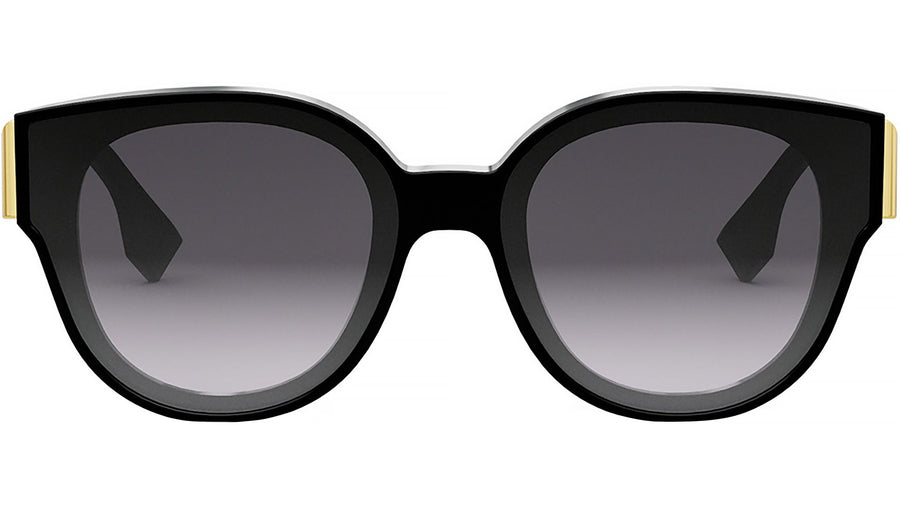Fendi First Black Round Sunglasses