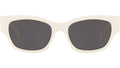 Monochroms Ivory Rectangular Sunglasses