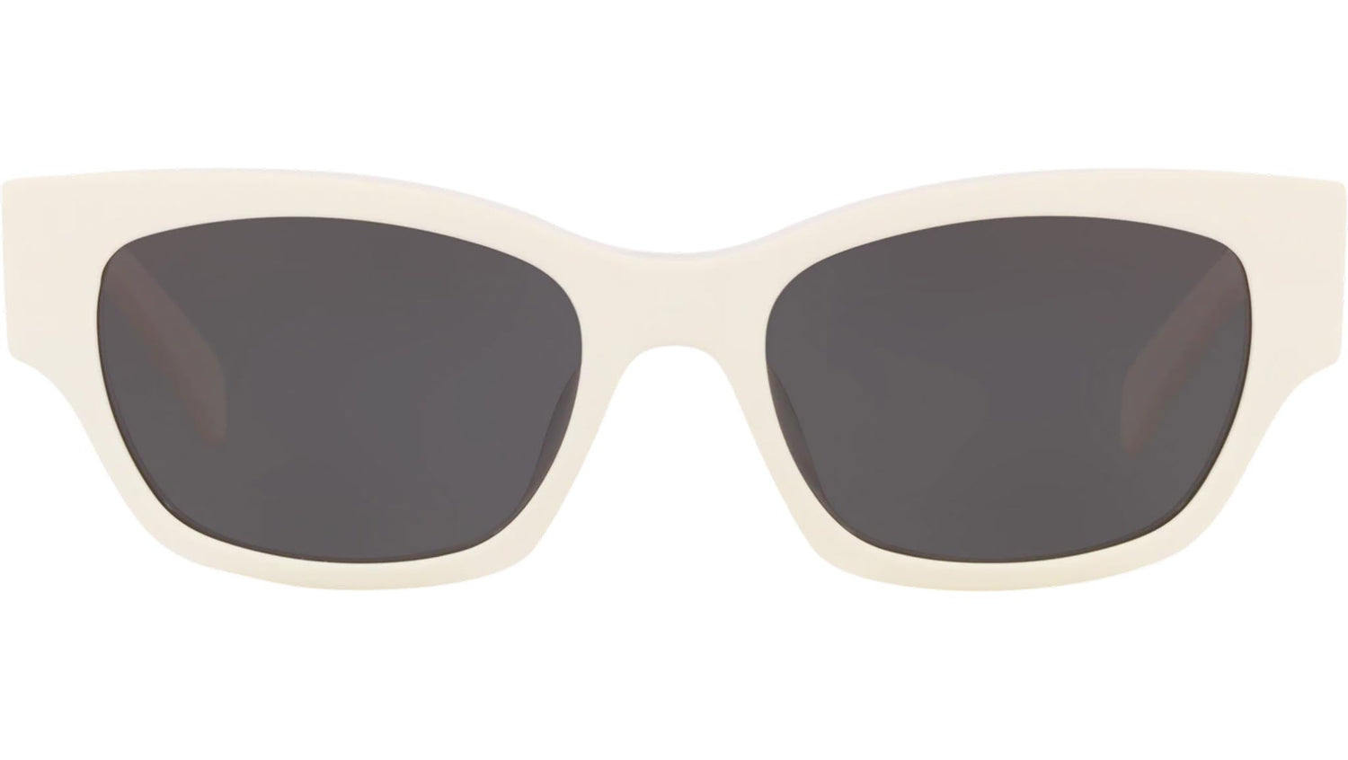 Monochroms Ivory Rectangular Sunglasses