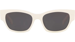 Monochroms Ivory Rectangular Sunglasses