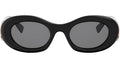 Diva’s Dream Black Oval Sunglasses