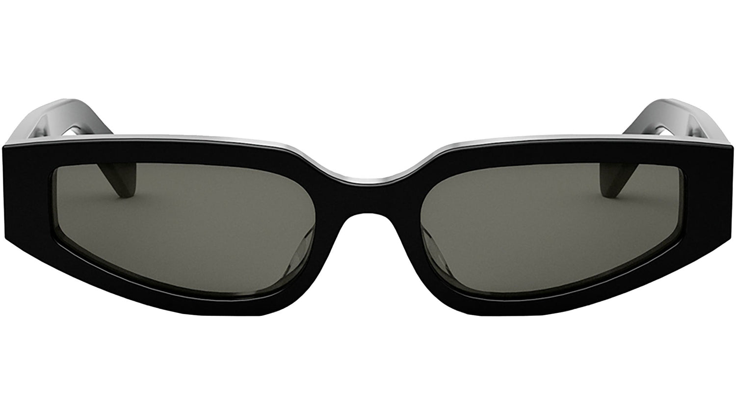 Triomphe Black Geometric Sunglasses