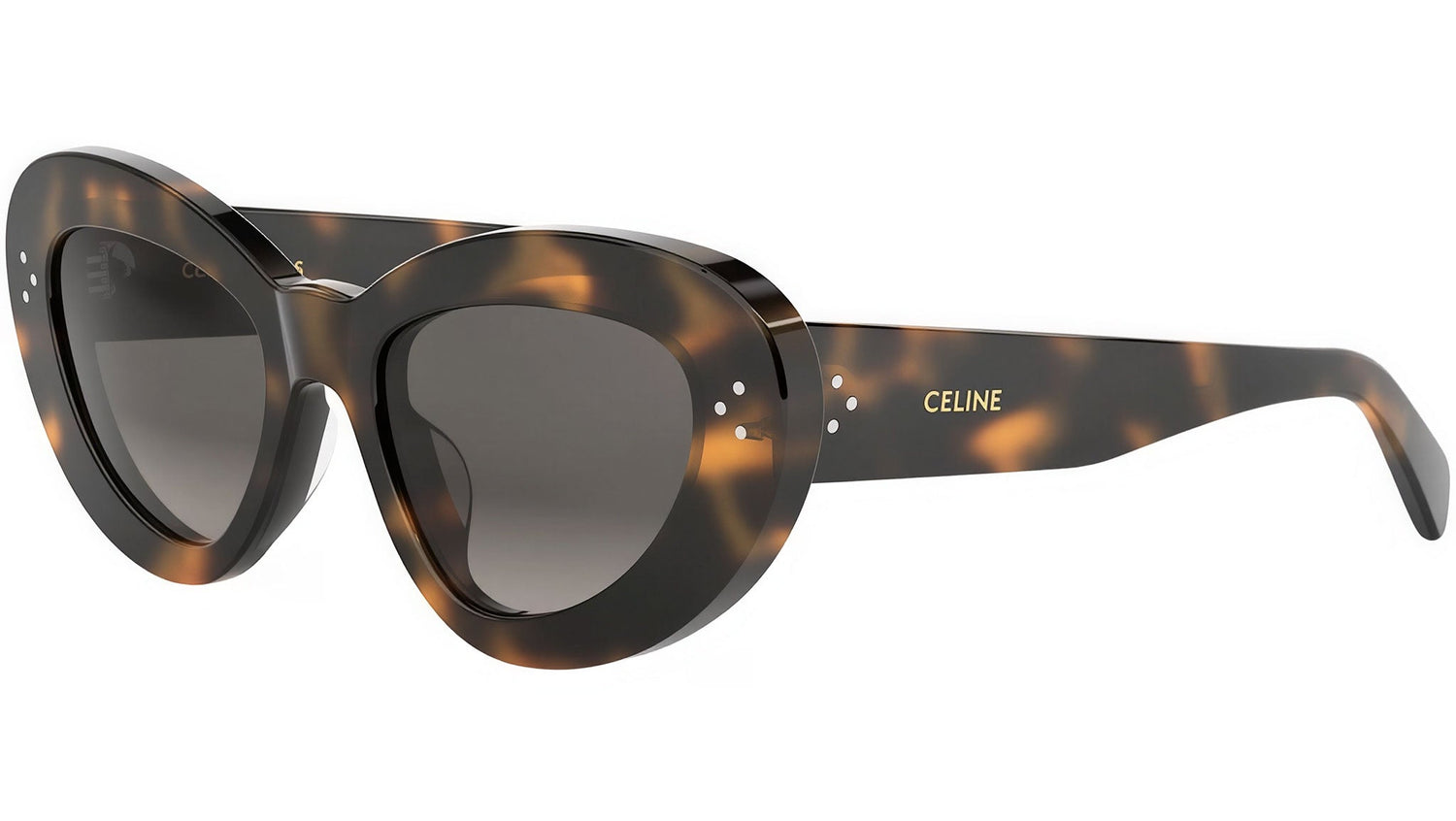 CELINE 3 Dots Havana Cat Eye Sunglasses