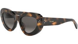 CELINE 3 Dots Havana Cat Eye Sunglasses