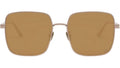 DiorCannage S1U Occhiali da Sole Squadrati Oro Rosa