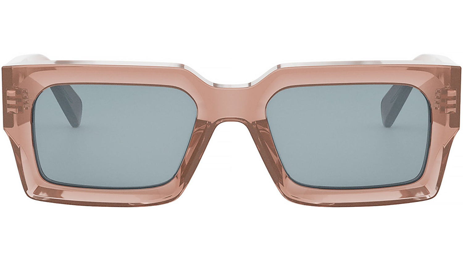 CELINE 3 Dots Pink Rectangular Sunglasses