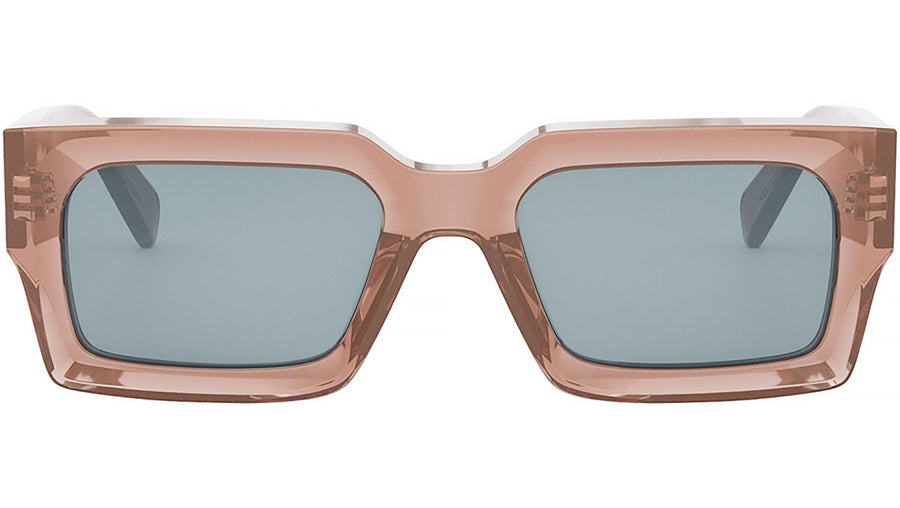 CELINE 3 Dots Pink Rectangular Sunglasses