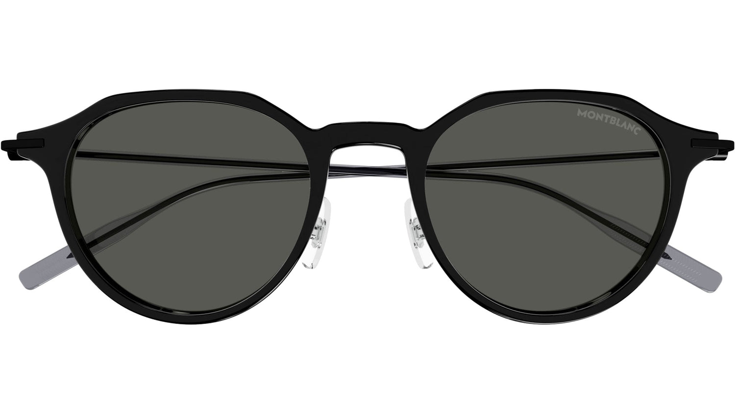 MB0355S 001 Shiny Black Grey