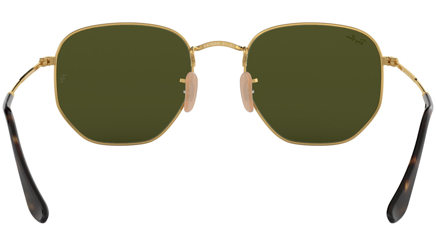 Hexagonal Flat Lenses RB3548N gold grey