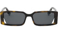 Fendi Way Havana Rectangular Sunglasses