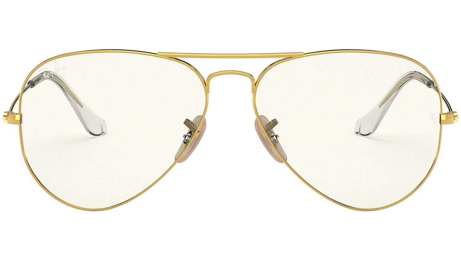Aviator Clear Evolve RB3025 001/5F Gold Grey Photochromic