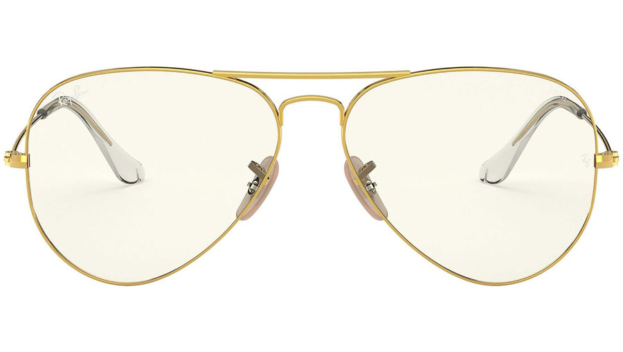 Aviator Clear Evolve RB3025 001/5F Gold Grey Photochromic