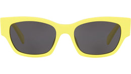 Monochroms Yellow Rectangular Sunglasses