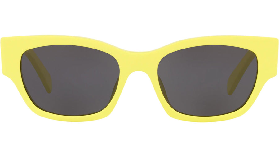 Monochroms Yellow Rectangular Sunglasses