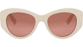 Tubogas Ivory Oval Sunglasses