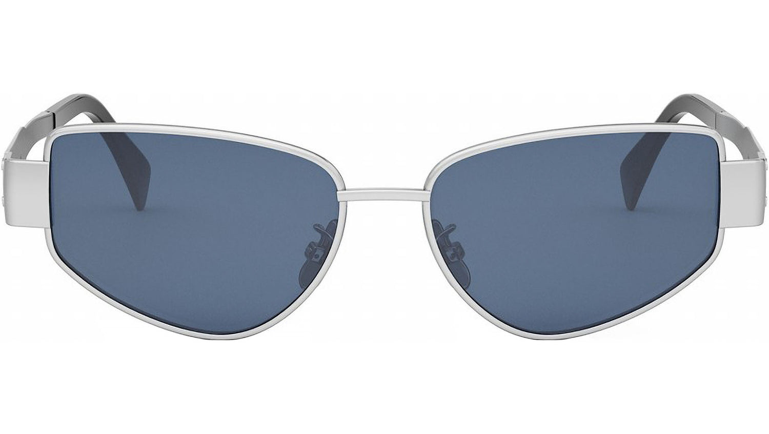 Metal Triomphe Silver Cat Eye Sunglasses