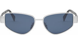 Metal Triomphe Silver Cat Eye Sunglasses