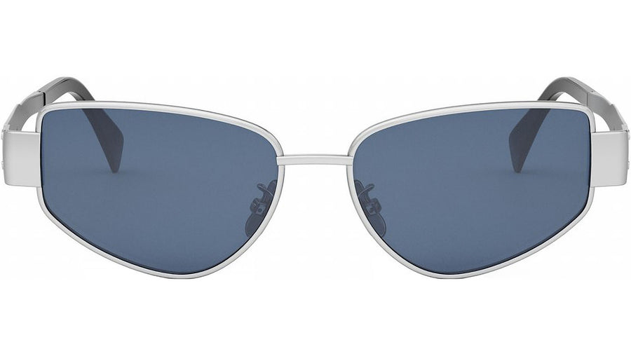 Metal Triomphe Silver Cat Eye Sunglasses