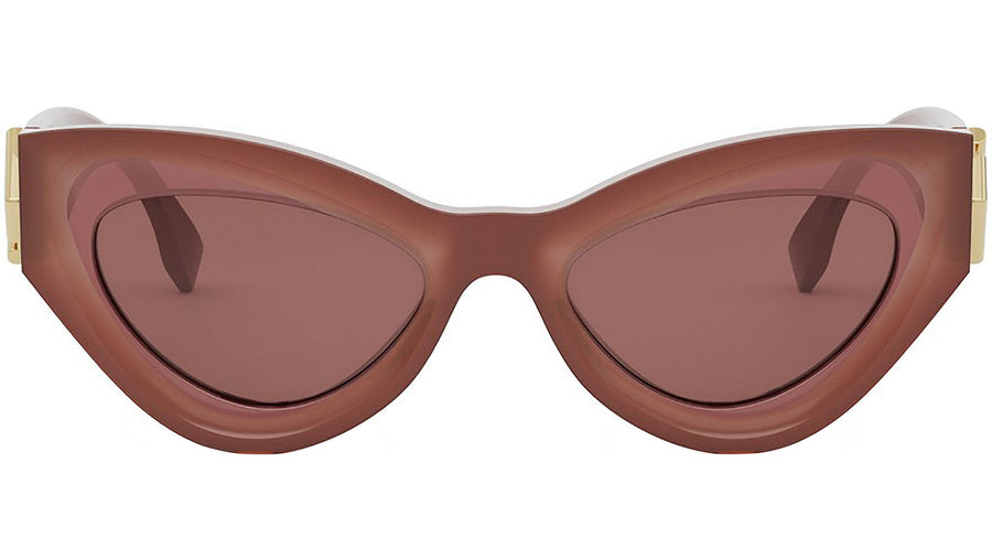 FF Diamonds Red Cat Eye Sunglasses