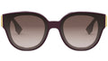 Fendi First Purple Round Sunglasses