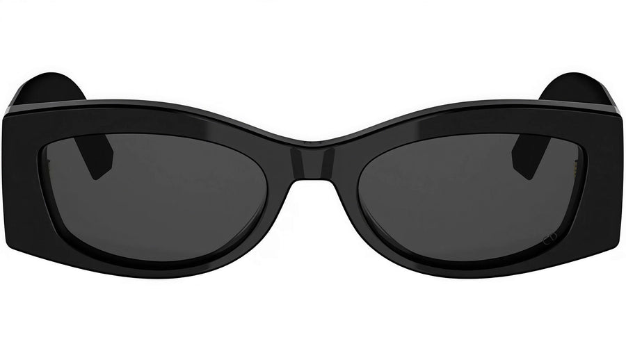 DiorOmbre S1I Black Geometric Sunglasses
