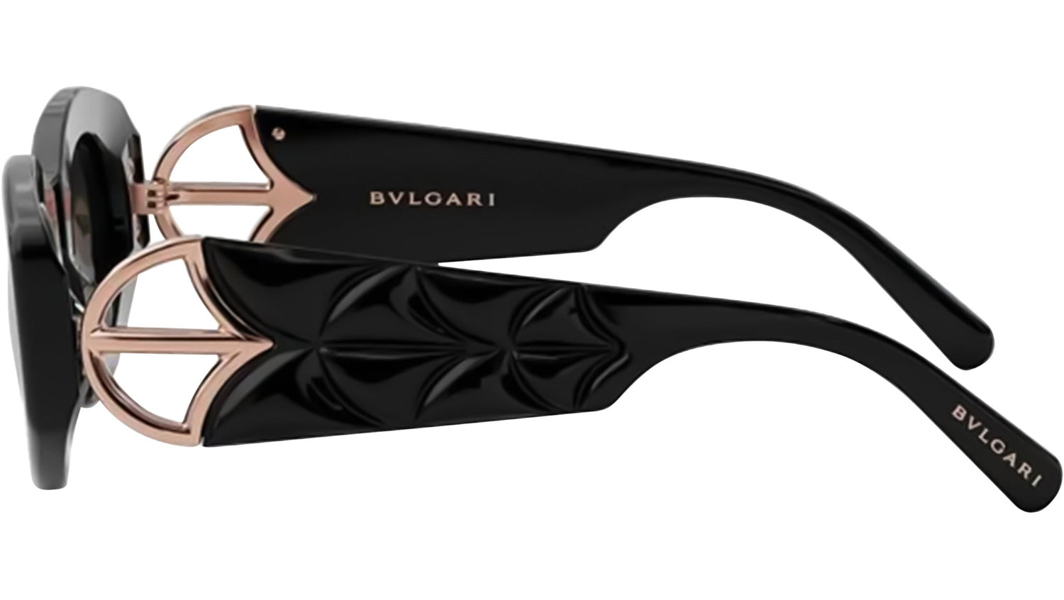 Calla Black Oval Sunglasses