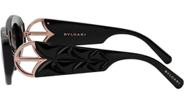 Calla Black Oval Sunglasses