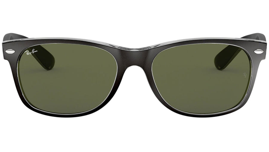 New Wayfarer Color Mix RB2132 black on transparent