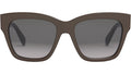 Triomphe Dark Brown Geometric Sunglasses