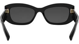 Bvlgari Roma Black Geometric Sunglasses